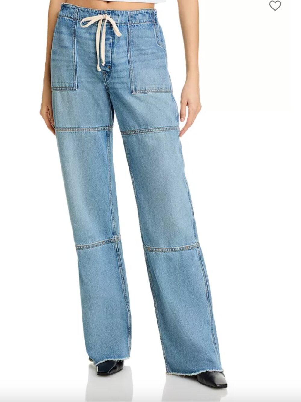 RE/DONE Drawstring Waist Beach Pant Hacienda Jeans NWT $310 - Picture 2 of 7